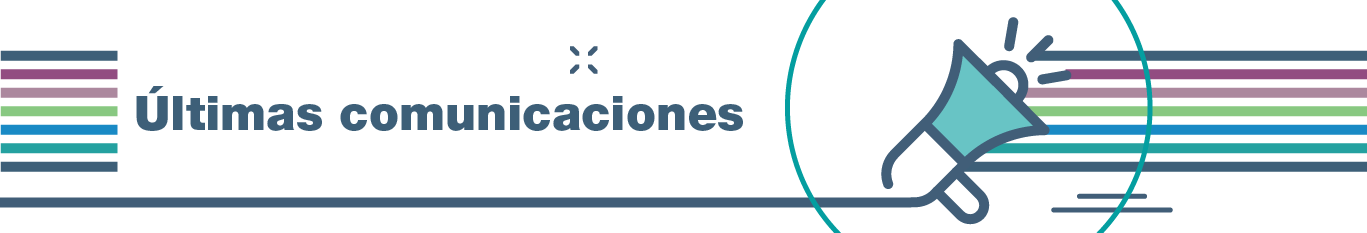 Últimas comunicaciones