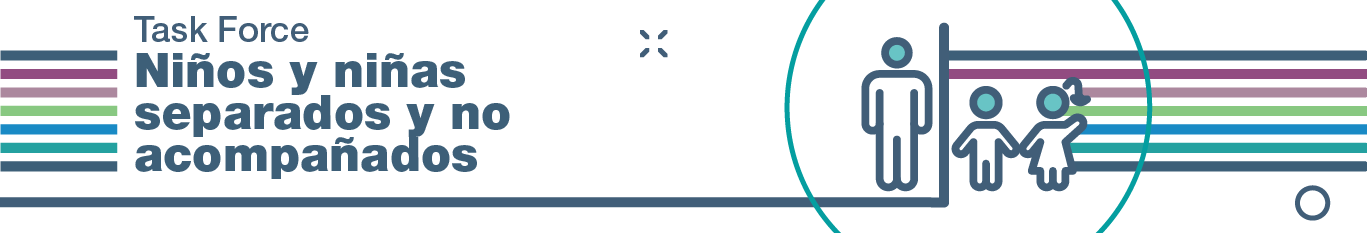 Niños y niñas separados acompanados'